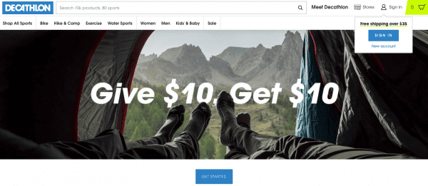 decathlon referral program sports outdoor shopify referral examples referralcandy