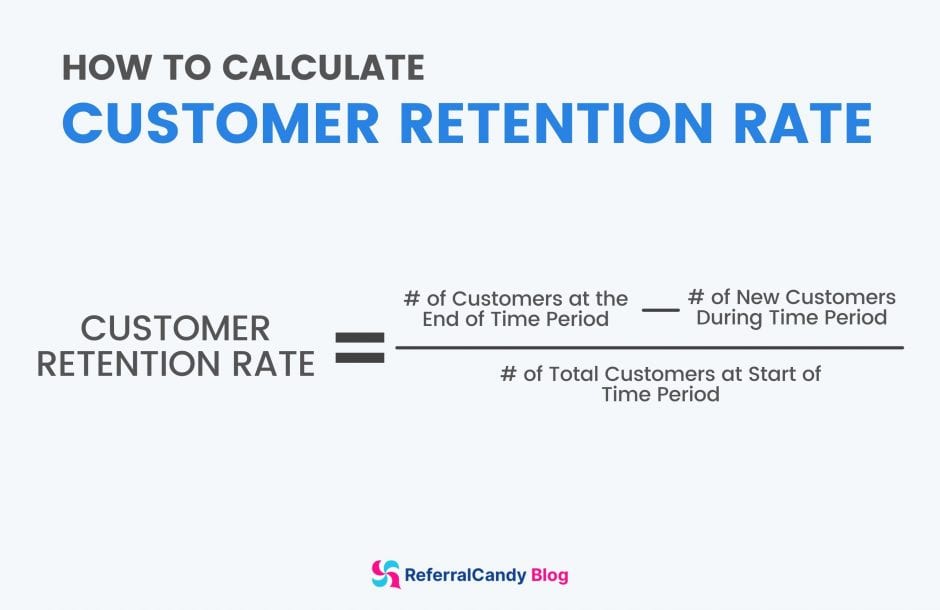 how to calculate customer retention rate