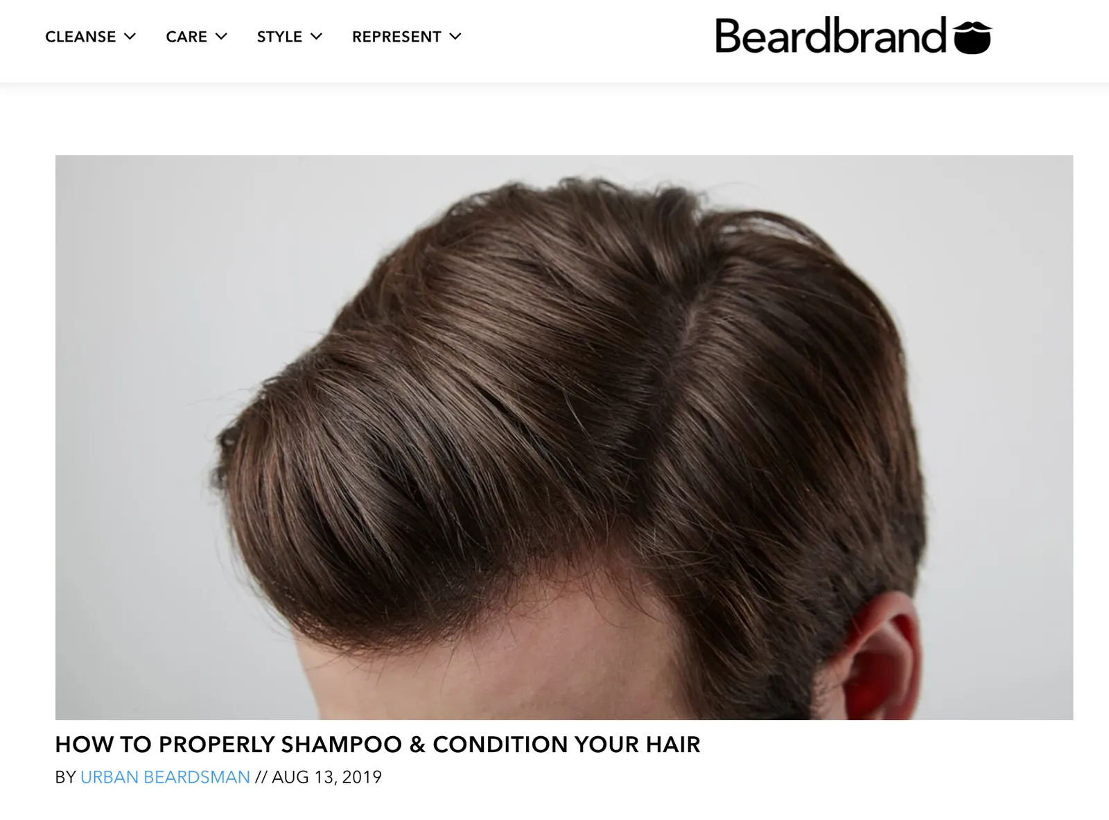 content creation tools - beardbrand example product management