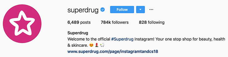 Lush cosmetics marketing strategy - superdrug instagram pushes product not ethical