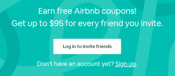 Valentine's Day referral programs - AirBnb