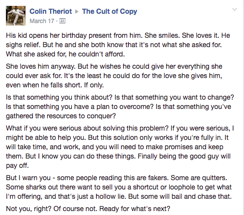 colin theriot writer's block