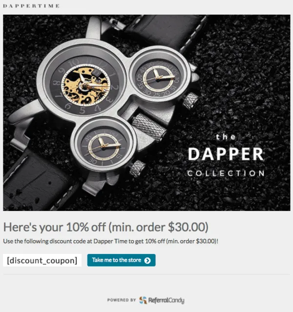 dappertime-referral-friend-landing-page