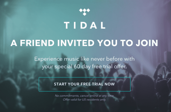 tidal-referral-friend-landing-page