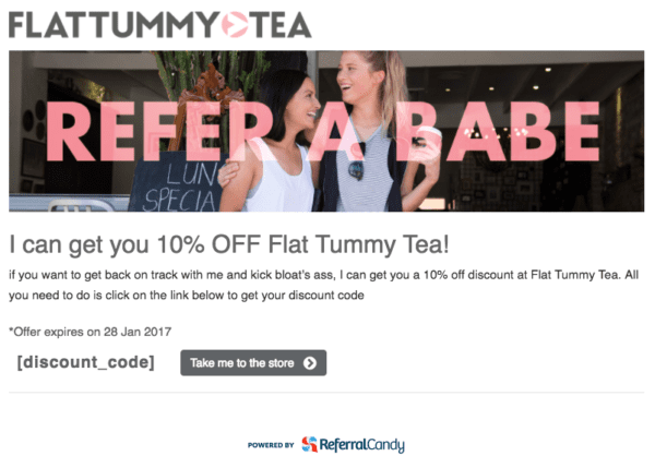 flattummytea-referral-friend-landing-page