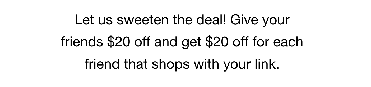 Referral program example