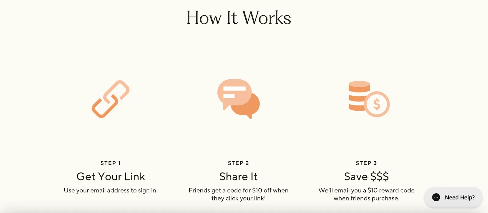 Explanation of ow Branch Basics referral program works