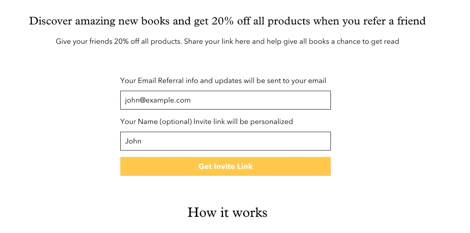 A Box of Stories referral form