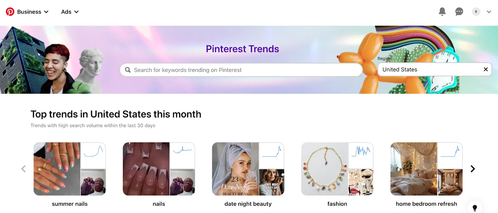Pinterest trends