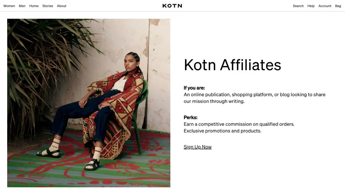 Kotn referral program
