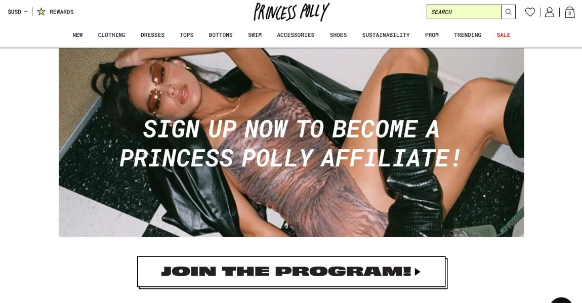 Princess Polly referral program