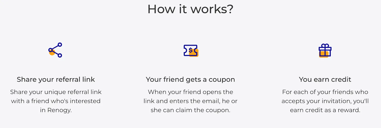 Renogy how it works for referral programs