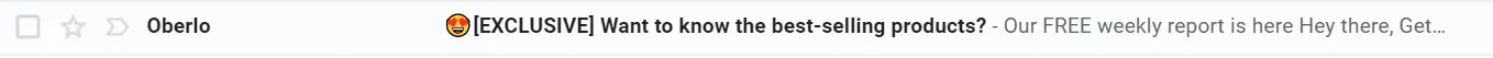 Headline example