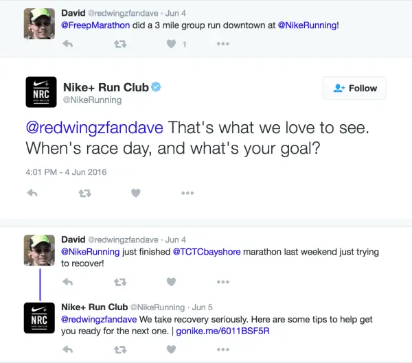 Nke tweets