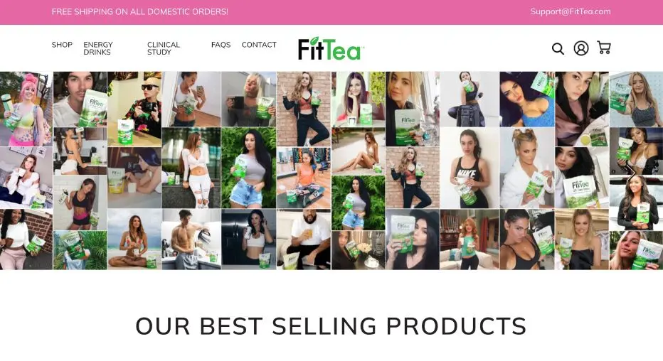 Fit Tea home pg