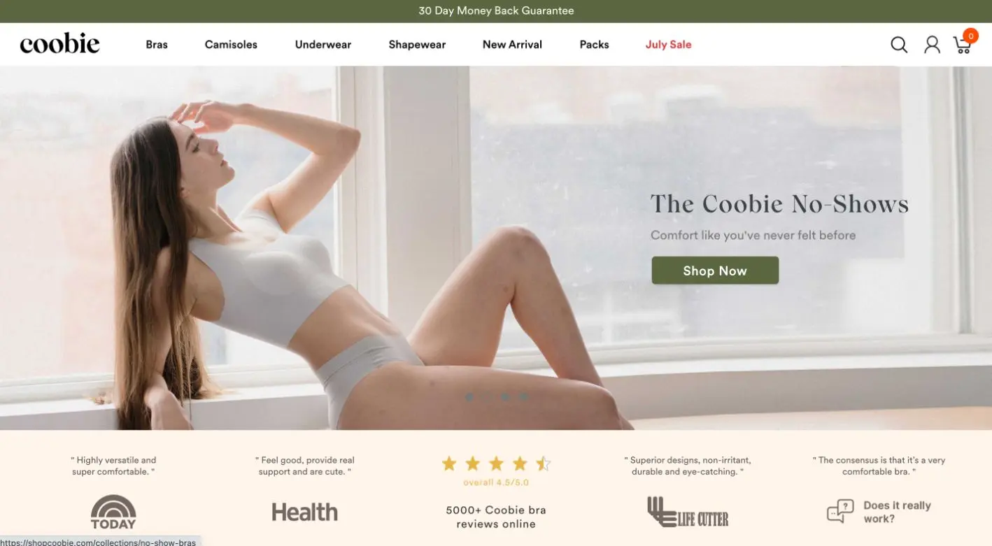 Coobie home page