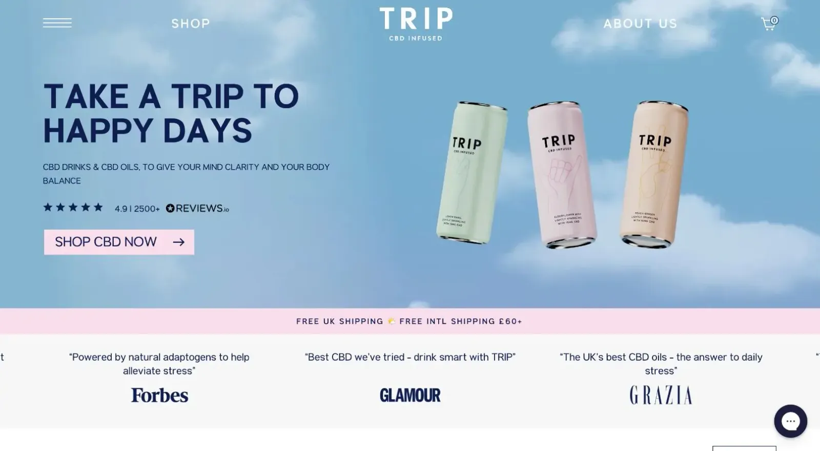 TRIP home page