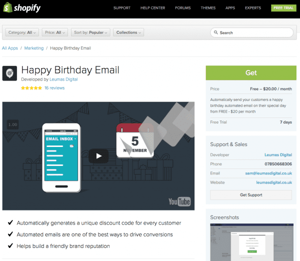 happy birthday marketing