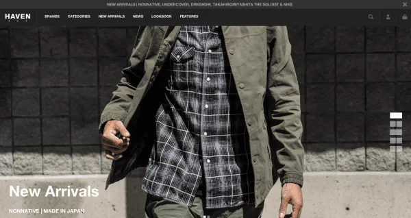 haven-menswear-ecommerce-site