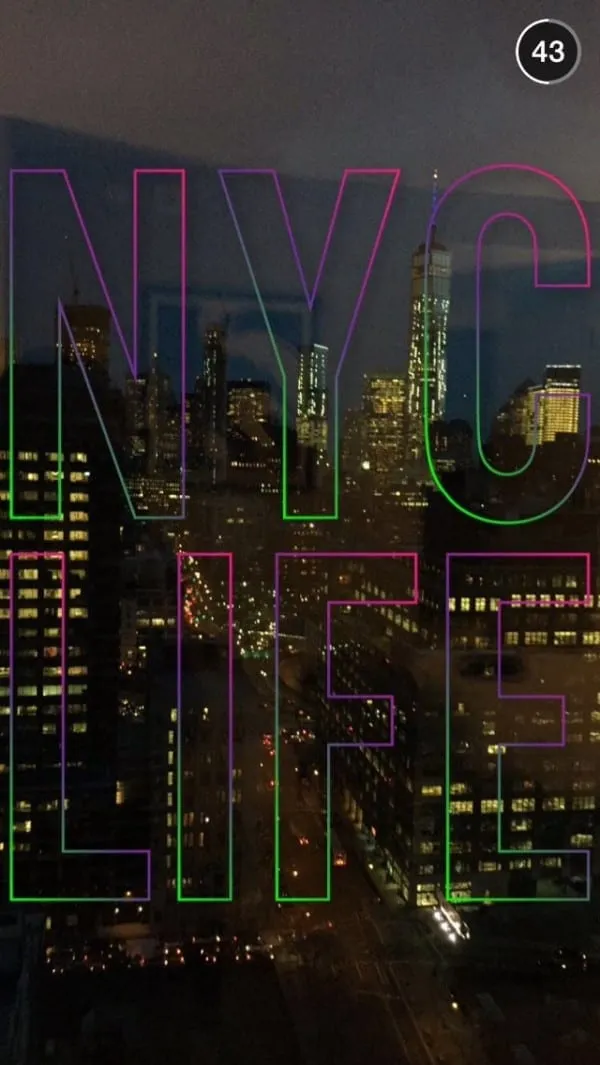 Publish Quality Content: SnapChat NYC Life