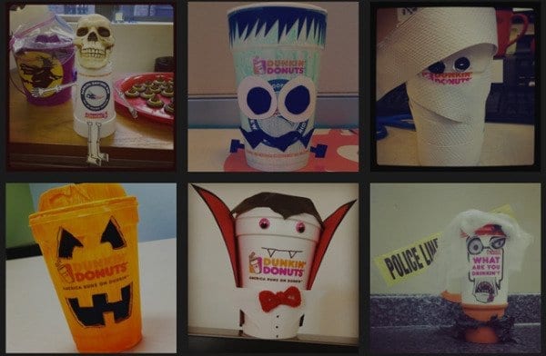 Dunkin’ Donuts Halloween Instagram contest