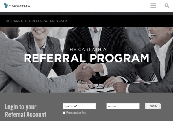 carpathia referral program