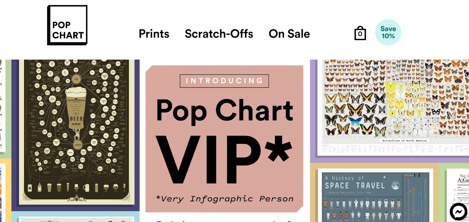pop chart lab design