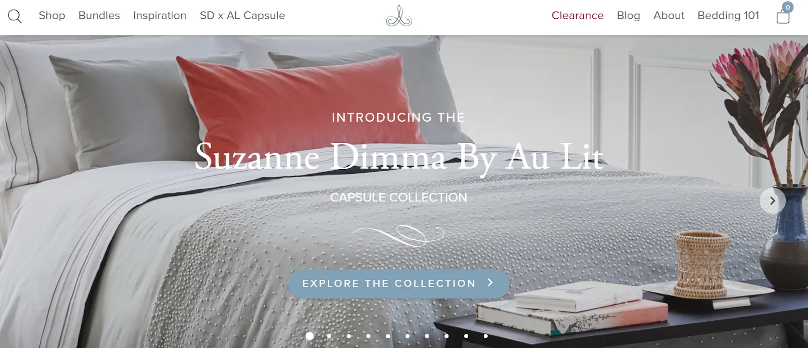 Au Lit Fine Linens marketing strategy