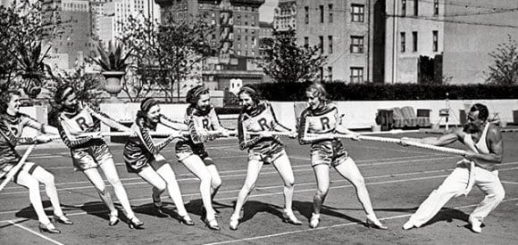 charles-atlas-rockettes-tug-of-war