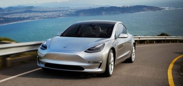 telsa model 3