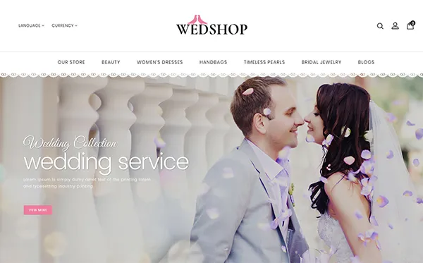 ecommerce templates referralcandy - Wedshop - Responsive OpenCart Template
