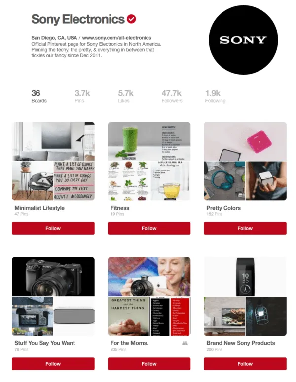 sony-pinterest