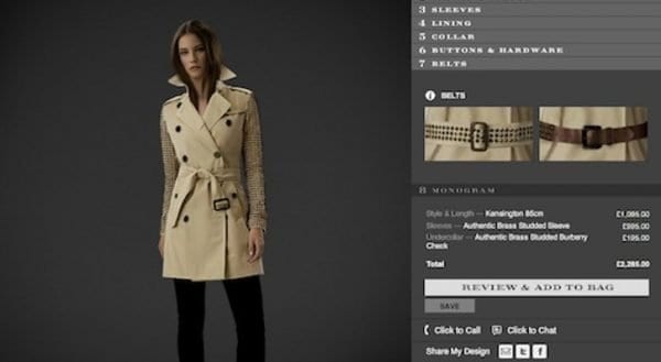 Burberry bespoke