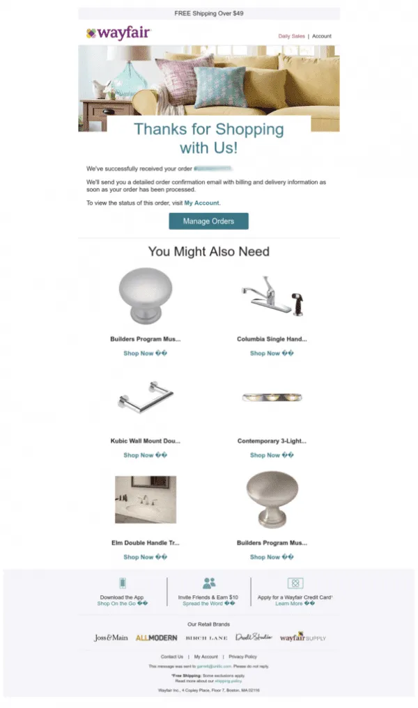 email marketing template