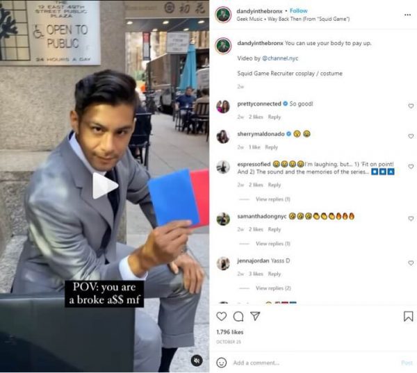Suitshop influencer