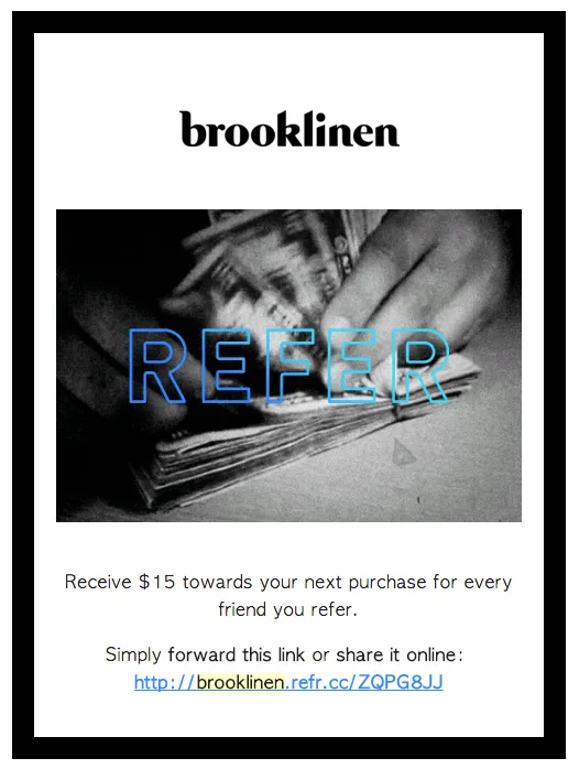 brooklinen-referral-emails