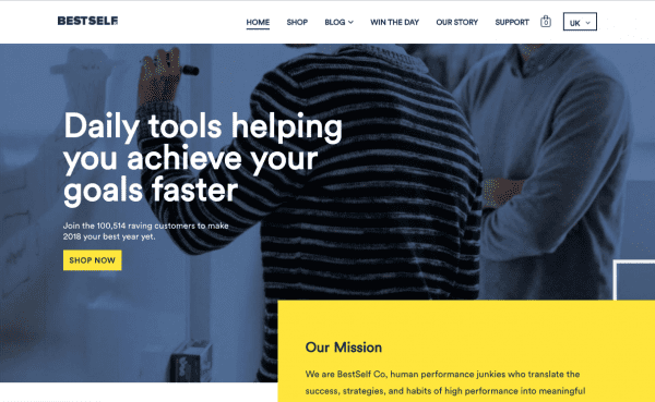 shopify success stories - bestself built a strong community