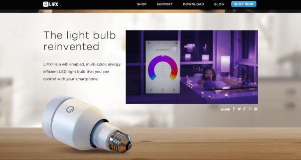 LIFX Concreteness ReferralCandy