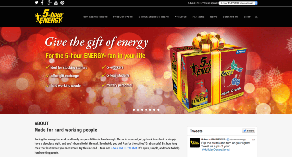 5-hour Energy drink Concreteness ReferralCandy