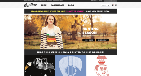 Threadless Liking ReferralCandy
